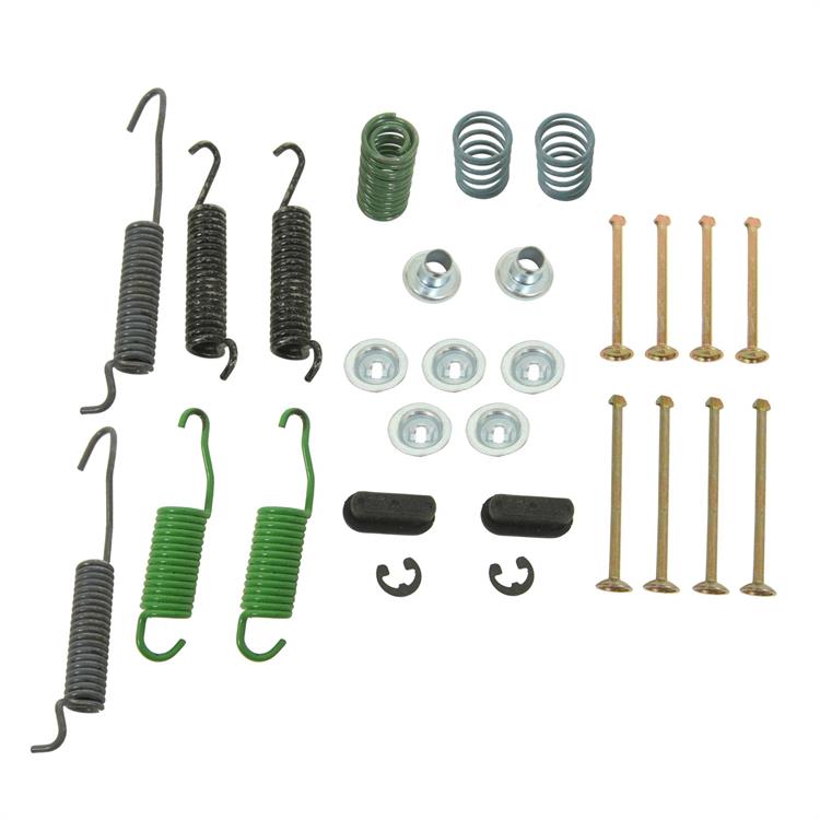 brake hardware kit, drum brakes, rear