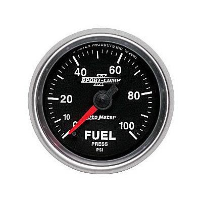 Fuel pressure, 52.4mm, 0-100 psi, electric