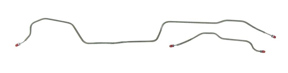 Brake Lines, Stainless Steel, Natural, Chevy, Pontiac, Set