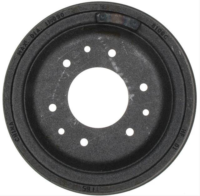 Brake Drum, Cast Iron, Natural, 11.00 in. Diameter