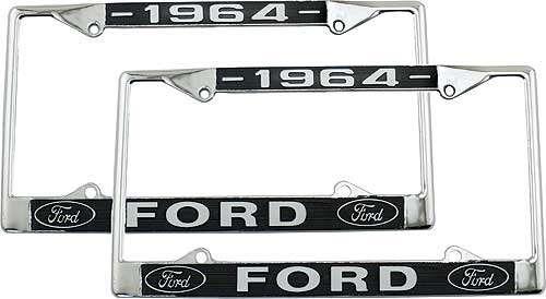 1964 Ford License Plate Frame