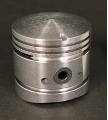 Pistons, Cast, Dome, 3.218 in. Bore, 2 x 3/32 in. 2 x 3/16 in. Ring, Ford, Flathead V8, Set of 8