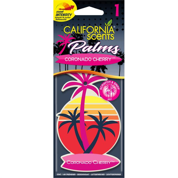 California Scents Palm Tree Air freshener - Coronado Cherry