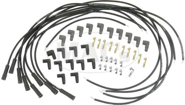 Ignitor Ignition Wires, Black, V8