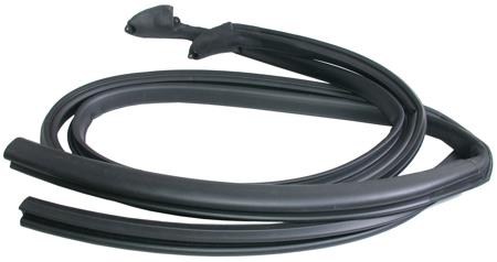 Hardtop roof rail weatherstrip