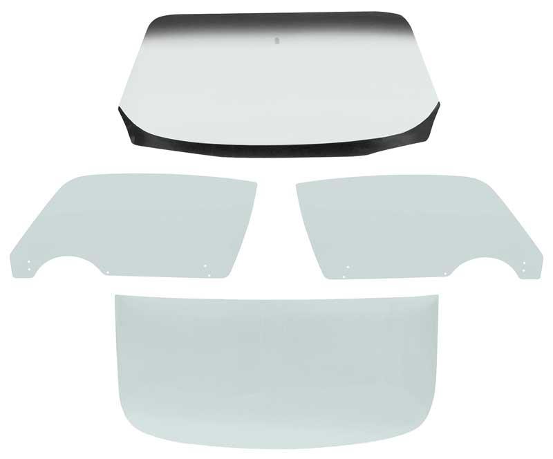 1971-74 F-BODY COUPE GLASS KIT - CLEAR