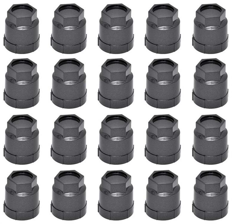 1982-92/95-99 Lug Nut Caps - Dark Gray