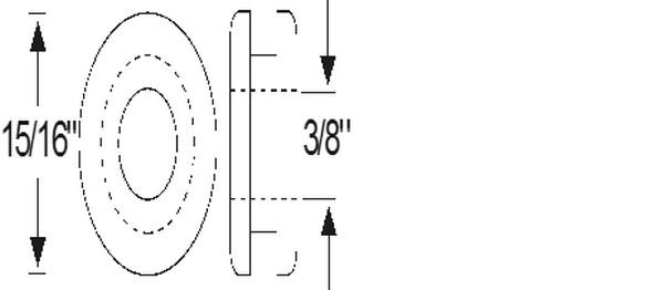 Grommet, clutch release grease