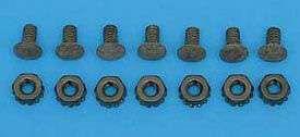 Grill Rivet Bolt and Nut Set