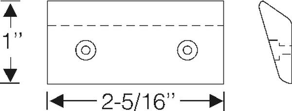 W'strip, h'post @ instrument p