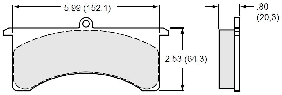 bromsbelägg, PolyMatrix D, GN 3, 7520