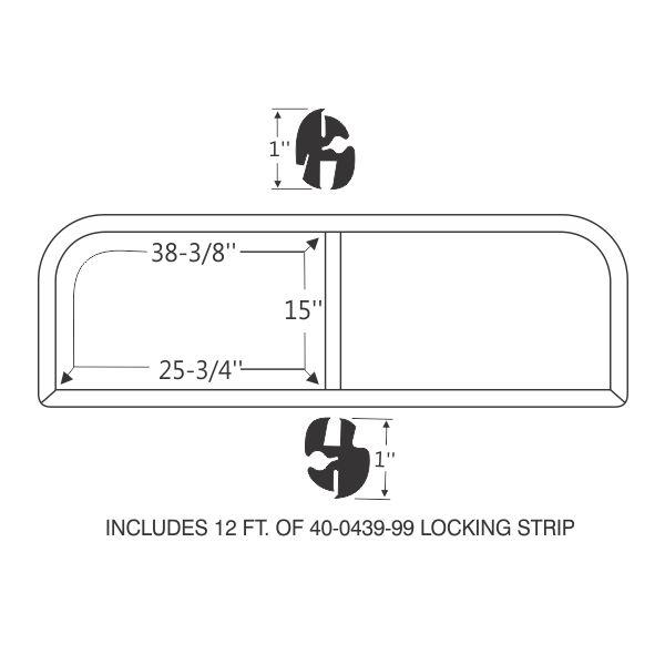 Windshield Weatherstrip Seal Set