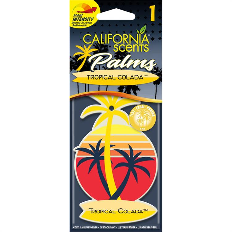 California Scents Palm Tree Air freshener - Tropical Colada