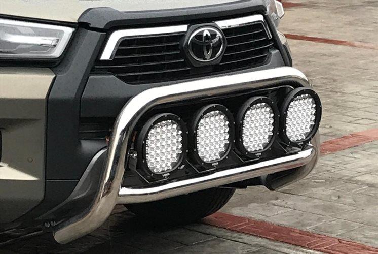 frontbåge, modell stor quadro, 76mm - Toyota Hilux 2021-