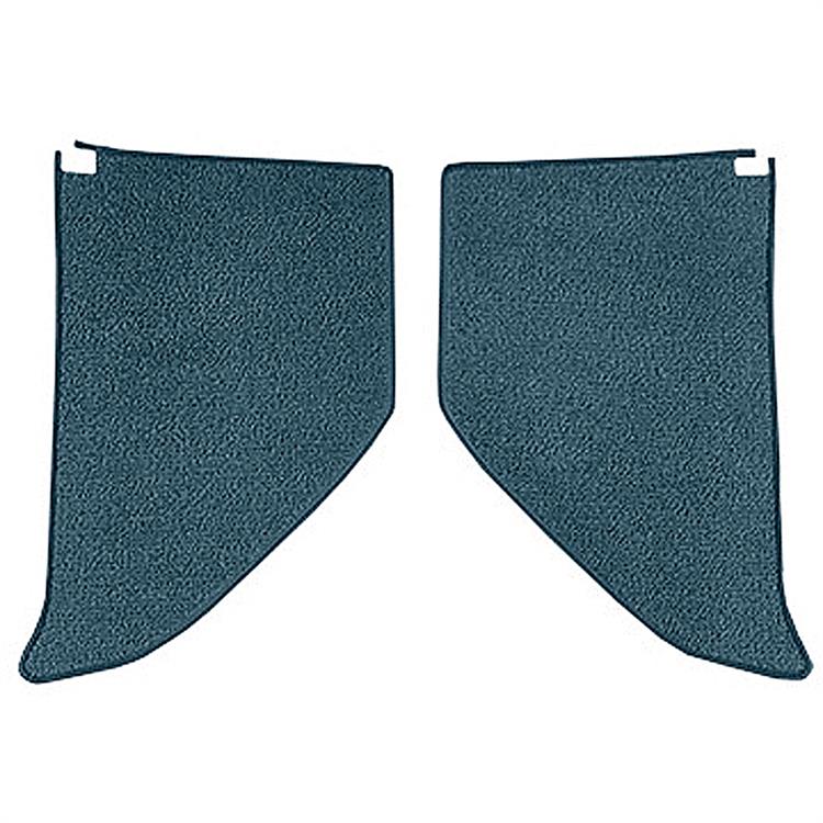 1964-66 Chevrolet/GMC Truck	 Carpet Kick Panel Inserts	 w/o Cardboard Backing	 Loop	 Bright Blue