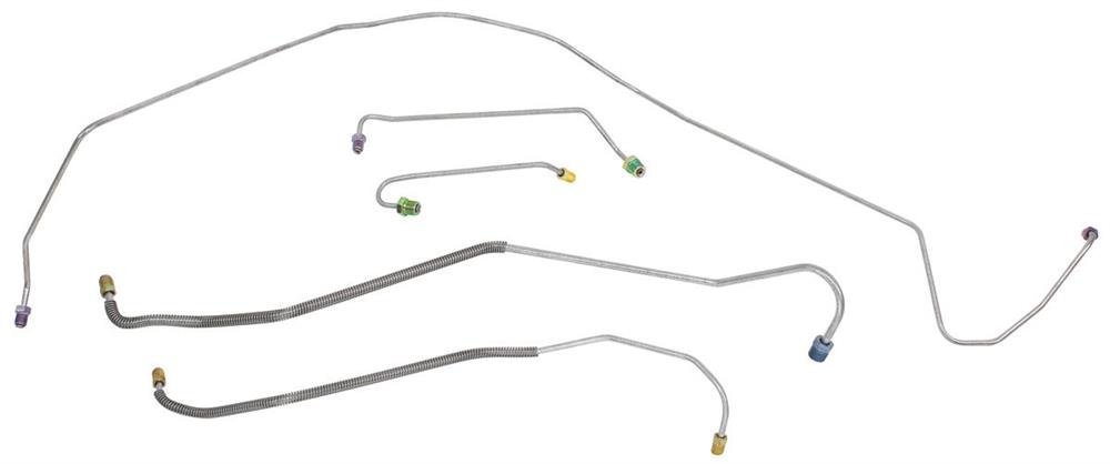 Brake Line, Front, 1967 Skylark, Power Disc, 3/8" Port