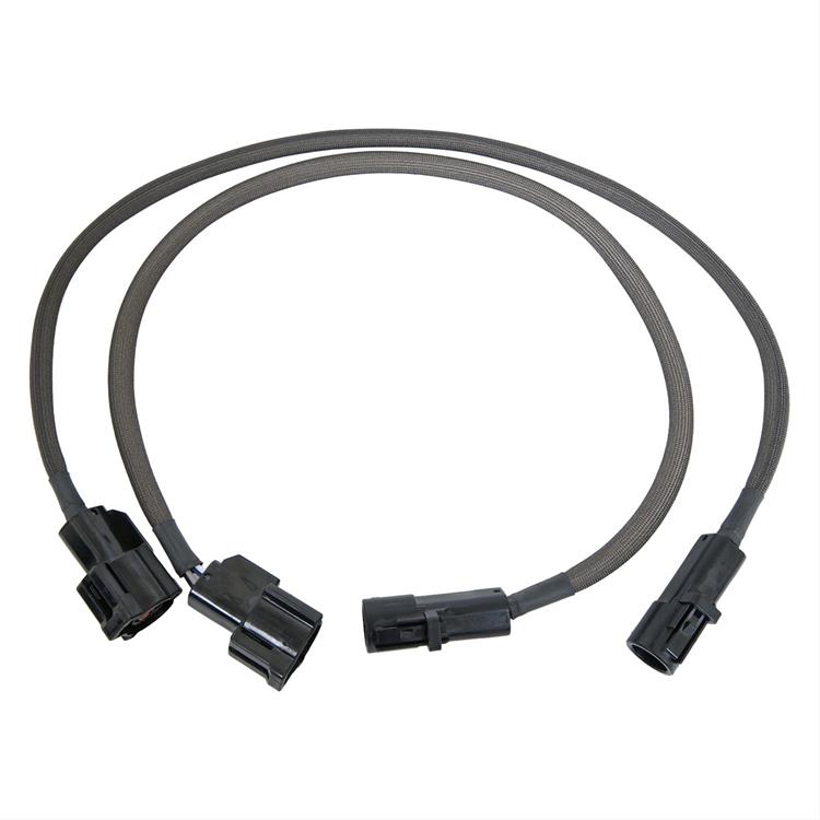 Oxygen Sensor Extension Harness, 22 in., 4-Terminal Round Connector, Direct Plug-In, Ford, V8, Pair