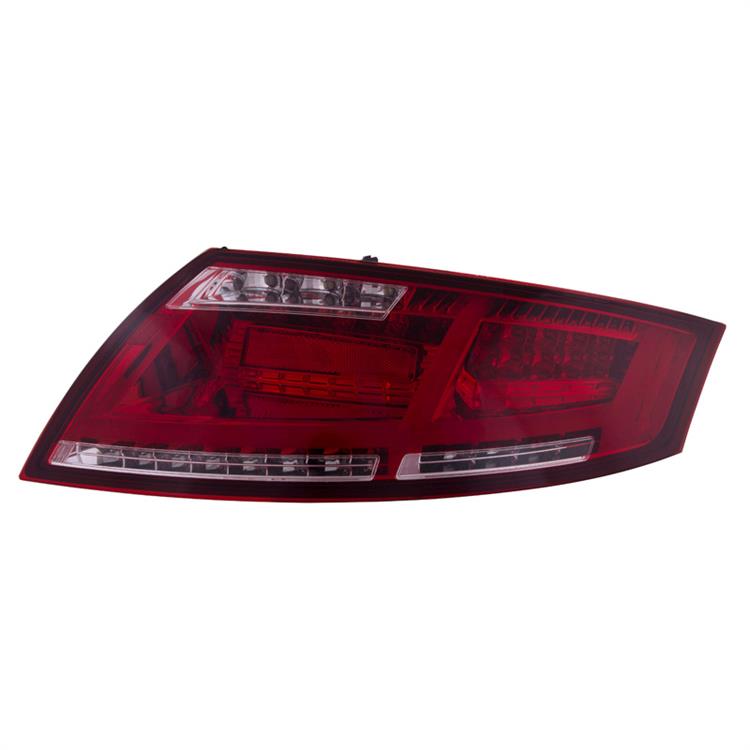 Set LED Achterlichten passend voor Audi TT 2006-2013 - Rood/Rookgrijs - incl. Dynamic Running Light