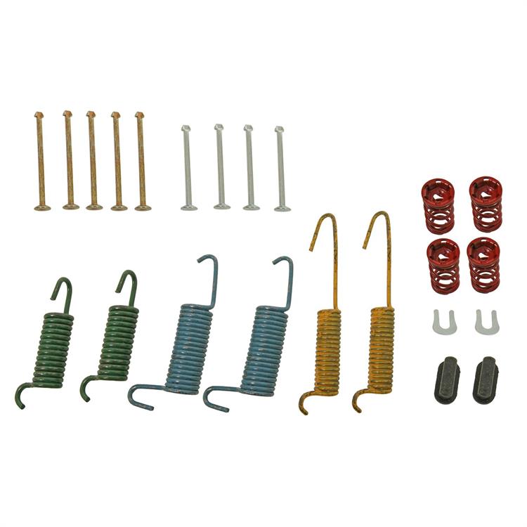 brake hardware kit, drum brakes, rear