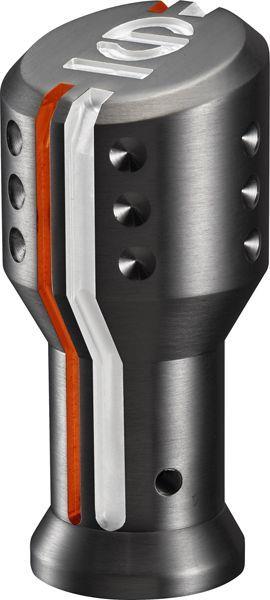 Sparco Pookknop Settanta - Zwart-Aluminium/Wit/Oranje