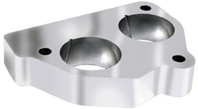 Throttle Body Spacer, Swirl-Torque, Aluminum, Natural, 1 in.