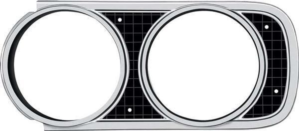 Headlamp Bezel	 LH Drivers Side