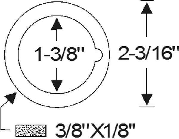 Gasket, backup light housing i