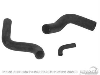 Radiator Hoses, Rubber, Black