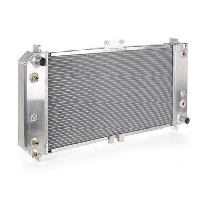 Natural Finish Radiator for GM w/Dual Coolers