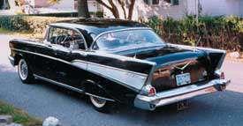 dörruta bak, ofärgad 1955-1957 Chevrolet Bel Air
