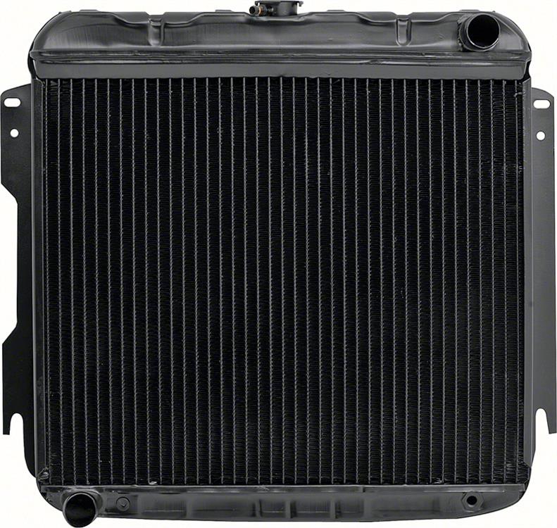 1963-65 MOPAR B-BODY REPLACEMENT 4 ROW COPPER RADIATOR - 361/383/426 MANUAL