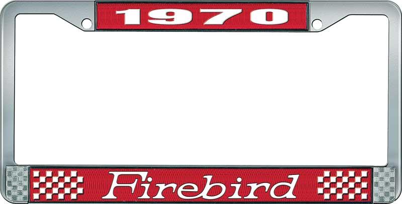 1970 FIREBIRD LICENSE PLATE FRAME - RED
