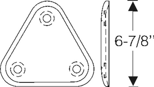 Rear spare wheel carrier pad