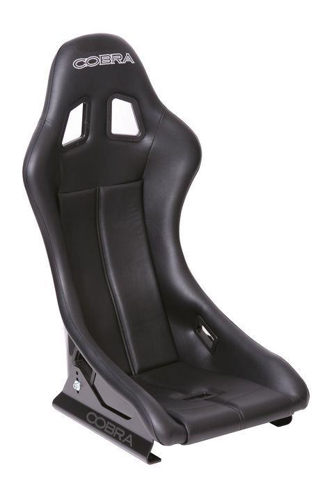 stol Racer 7 svart vinyl FIA godkänd NLA