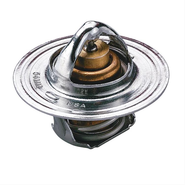 Thermostat, 195 Degree, High-Flow, Bypass Valve, Copper/Brass, Stainless Body, Chrysler, Dodge, V8