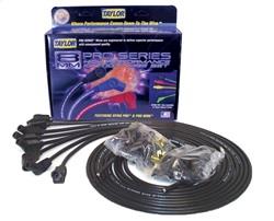 Spark Plug Wires, Spiro-Pro, 8mm, Black, 135 Degree Boots, Universal, L8/V8, Set
