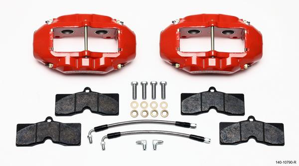 D8-4 Rear Caliper Kit, Red