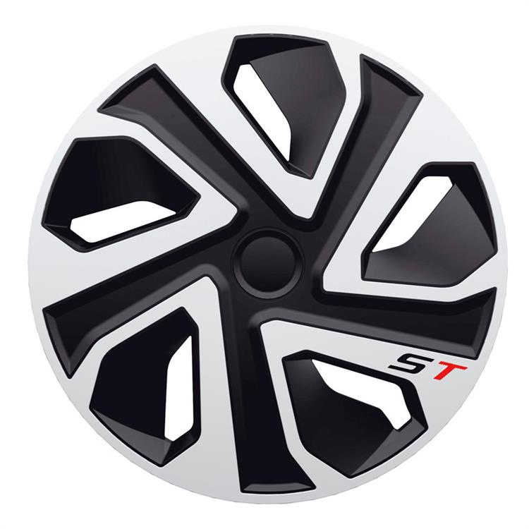 Set J-Tec wheel covers ST 16-inch silver/black