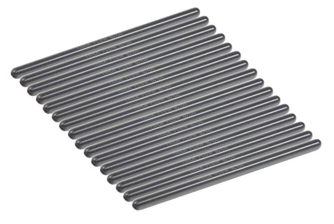 Pushrods, Assembled, Chromoly, 5/16 in. Diameter, 5/16 in. Tip Diameter, Ball Tip, 7.875 in. Length, 0.080 in. Wall, Set of 16