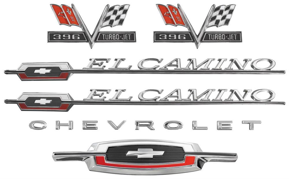 Emblem Kit, 1966 El Camino 396 (Big Block)