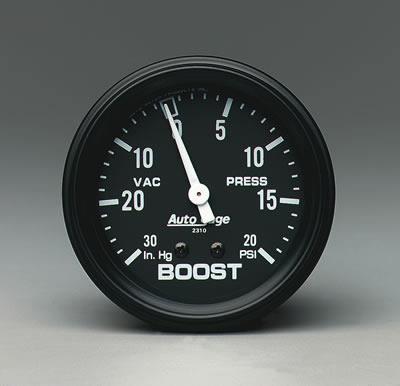 Boost Pressure Gauge 67mm 30 in . Hg . -vac / 20psi Autogage Mechanical