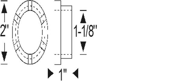 Rear axle bushing