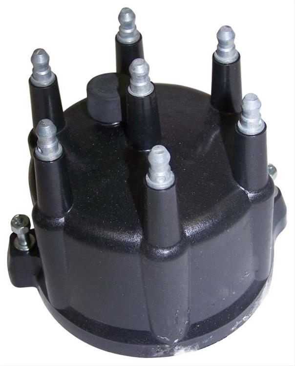 Distributor Cap,Black,PlasticHardware Included