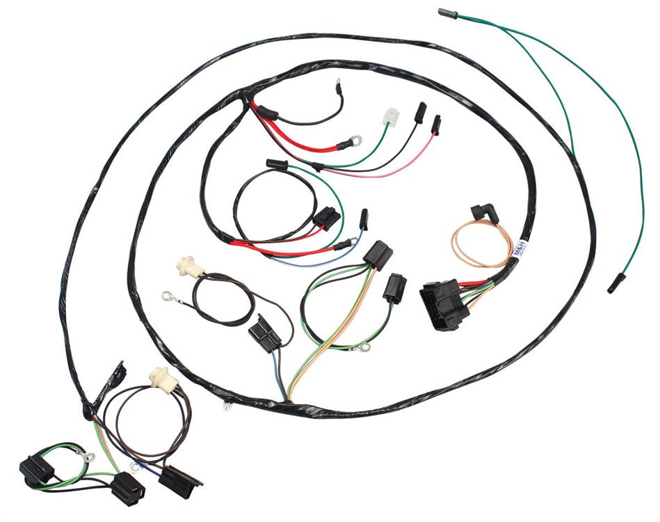 Wiring Harness, Forward Lamp, 1969 Cutlass, V8, AC, Int. Reg.