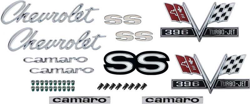 1967 Camaro Super Sport ; Exterior Emblem Kit; SS-396