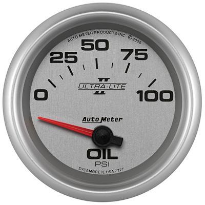 Oil pressure, 67mm, 0-100 psi, electric