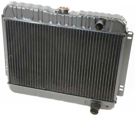 "1963-65 CHEVY II/NOVA 8 CYL RADIATOR MT 3 ROW INLET ON PASSENGER SIDE (15-1/2 x 23-1/2"" X 2"" CORE)"