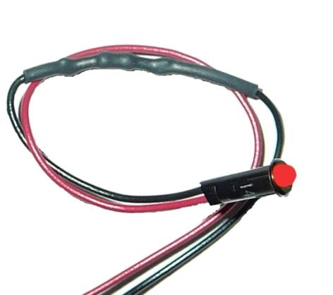 instrumentlampa 3mm LED röd