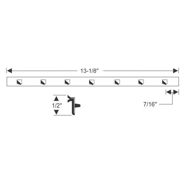 tätningslist ventilationsruta, vertikal