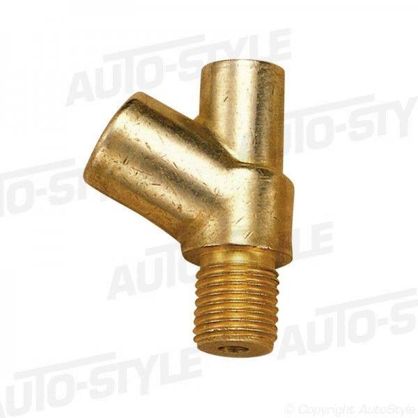 Y-Adapter, M12x1.5 x M12x1.5 x 1/8" NPT